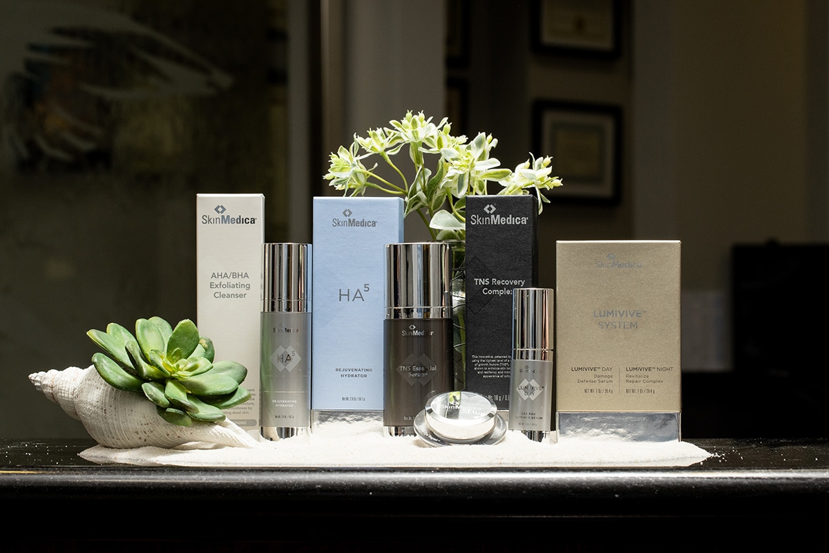 Skinmedica products on display