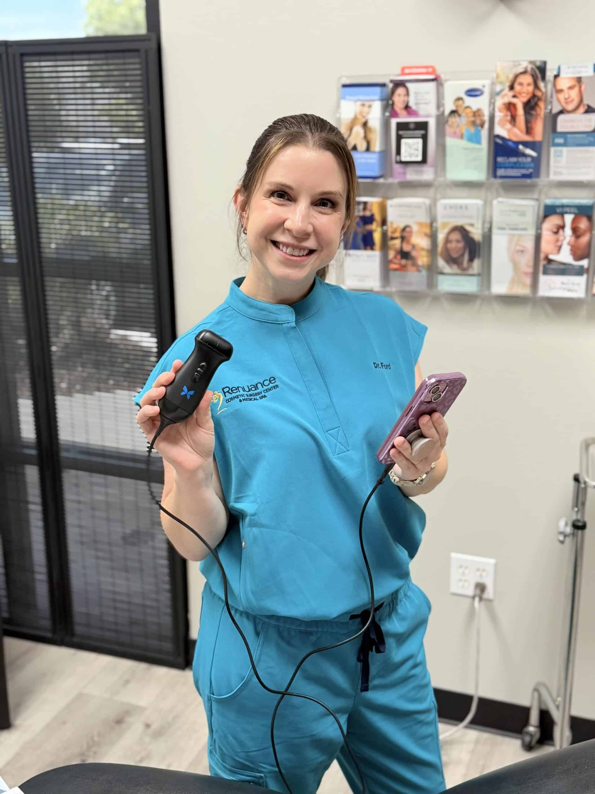 Doctor before the procedure at renuance in Murrieta