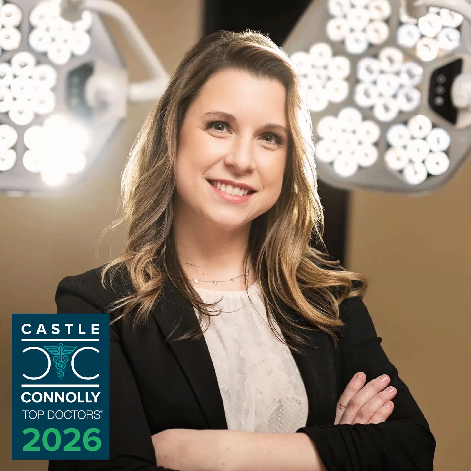 Dr. Rachel S. Ford headshot with Castle Connolly Top Doctors 2026 award badge